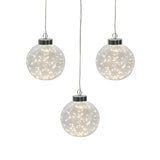 Member’s Mark 3-Pc 7.8" Oversized Twinkling LED Globe Light Set with Remote & Timer