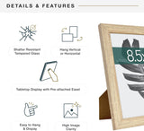 MCS Studio Gallery Picture Frame, MDF Poster Frame with Plexi Front