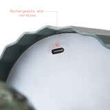 Beautiful by Drew Barrymore Portable Rechargeable Thyme Green Table Lamp, 7.9" H