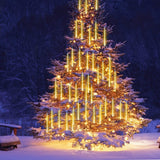Meteor Shower LED String Lights, 20" 10-Tube, 540 LEDs, Connectable Indoor & Outdoor
