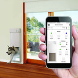 High Tech Pet Wi-Fi Patio Door Insert PX2-SRE-WF with 3 Collars