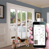 High Tech Pet Wi-Fi Patio Door Insert PX2-SRE-WF with 3 Collars