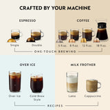 Nespresso Vertuo Next Deluxe Coffee and Espresso Machine ENV120CAE with Aeroccino 3 Milk Frother