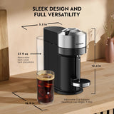 Nespresso Vertuo Next Deluxe Coffee and Espresso Machine ENV120CAE with Aeroccino 3 Milk Frother