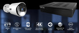 Night Owl 12-Channel 4K PoE Security Camera System – 8 Wired Cameras with 2TB NVR, Smart Detection &amp; 2-Way Audio