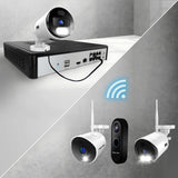Night Owl 12-Channel 4K PoE Security Camera System – 8 Wired Cameras with 2TB NVR, Smart Detection &amp; 2-Way Audio