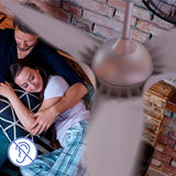 Atomi Smart Monarc 52" Wi-Fi Indoor Ceiling Fan with RGB Color-Changing LED Light