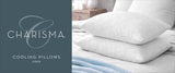 Charisma Cooling Pillow 2-Pack – Cool-to-the-Touch Bed Pillows with Down Alternative Fill
