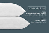 Charisma Cooling Pillow 2-Pack – Cool-to-the-Touch Bed Pillows with Down Alternative Fill