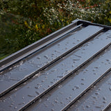 Mirador Adjustable Louvered Aluminum Pergola with Integrated Gutter System