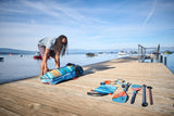 Hyperlite Evolution 9'4" 3-in-1 Hybrid Inflatable Paddle Board Package