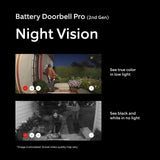 Ring Battery Doorbell Pro with Extra Battery & Chime Plus – 4K Head-to-Toe Video Doorbell Camera