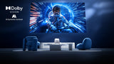 Hisense M2 SE Pro 4K Triple Laser Smart Projector Bundle with 120" Portable Screen