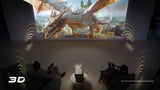 Hisense M2 SE Pro 4K Triple Laser Smart Projector Bundle with 120" Portable Screen