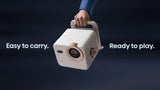 Hisense M2 SE Pro 4K Triple Laser Smart Projector Bundle with 120" Portable Screen