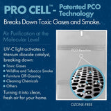 Field Controls TRIO Pro Commercial-Grade H13 HEPA and UV-C Air Purifier