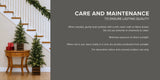 CG Hunter 4' and 3' Pre-Lit Pine Trees with 190 Total Warm White LED Lights