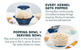 Dash 5-Quart SmartStore Ceramic Stirring Popcorn Maker