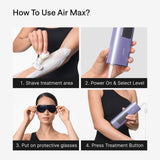 Ulike Air Max At-Home IPL Hair Removal Device, FDA Cleared Sapphire Ice Cooling