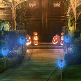 6 Pack Flickering Flame Solar Torch Lights – 12 LED Solar Garden Stake Lights