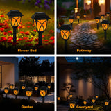 6-Pack Solar Pathway Lights – Waterproof LED Garden Stake Lights with Water Ripple Effect
