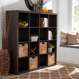 Better Homes & Gardens 16 Cube Modern Bookshelf Storage Organizer