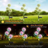 2 Pack Solar Dandelion Garden Lights – 36 LED Colorful Decorative Solar Lights
