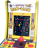 Arcade1Up Super PAC-MAN Countercade, 4 Games 8" LCD Light-Up Marquee