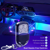 Govee RGBIC Interior Car Strip Lights with App Control and Music Sync, 4-Piece Set