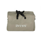 Intex Excursion Inflatable 5 People Boat Set with Oars, Pump, Fishing Rod Holders & Motor Mount Fittings