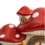 Mainstays Weather-Resistant Mushroom Village Garden Statue, Resin Outdoor Cottage Décor