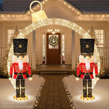 Best Choice Products 5FT Lighted Christmas Nutcracker Pop-Up Decoration with 150 LED Lights