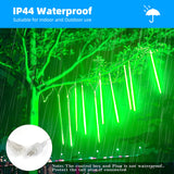 Meteor Shower LED String Lights, 20" 10-Tube, 540 LEDs, Connectable Indoor & Outdoor