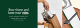 Cuisinart German Steel 10-piece Knife Block Set with Built-in Sharpener