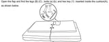 Memory Foam Futon Sofa Bed Couch Sleeper Convertible Foldable Loveseat