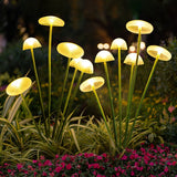 2 Pack Solar Mushroom Garden Lights – LED Jellyfish Landscape Lights