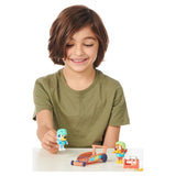 Bluey & Rusty Go-Kart Vehicle Pack – 2 Articulated 2.5" Figures, Helmets, Tools & Toolbox
