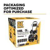 BE Power 3,400 PSI 2.5 GPM, 223Cc, Cold Water Gas Pressure Washer