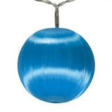 10 LED Satin Ball Ornament String Lights, 7 ft. Battery Operated Light