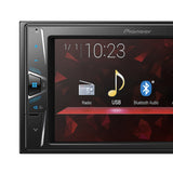 Pioneer DMH-100BT Double Din Car Stereo, 6.2in WVGA Touch Screen Receiver