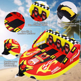 3-Person Towable Tube for Boating, 510 lb Capacity Sofa-Style Water Tube