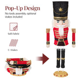 Best Choice Products 5FT Lighted Christmas Nutcracker Pop-Up Decoration with 150 LED Lights