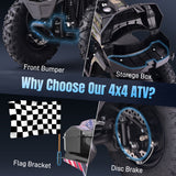 HOVER HEART XW-A19 40cc 4-Stroke Gas Youth ATV with 2-Speed Control, Disc Brakes