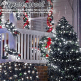 108 ft 200 LED Christmas String Lights, Plug-In Fairy Lights with 8 Lighting Modes