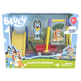 Bluey Mini Park Playset – 2.5–3" Poseable Bluey Figure, Swing, Slide & Rolling Wagon