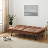 Memory Foam Futon Sofa Bed Couch Sleeper Convertible Foldable Loveseat