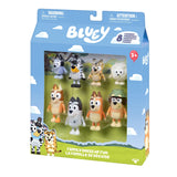 8-Pack 2.5"–3" Bluey Family Dress Up Fun Articulated Figures – Bluey, Bingo & Family