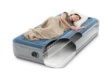 Intex 15" Twin Essential Rest Dura-Beam Air Mattress with Built-In Electric Pump