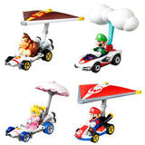 Hot Wheels Mario Kart Character Cars, 4-Pack