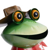 Mainstays Cowboy Frog Metal Garden Statue, Weather-Resistant Outdoor Western Décor
